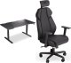 Biurko Endorfy Biurko Endorfy Atlas L Czarne 150 cmx78 cm + Fotel Meta BK czarny 1