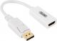 Adapter AV Unitek DisplayPort - HDMI biały (Y-6332) 1