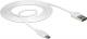 Kabel USB Delock USB-A - microUSB 1 m Biały (84807) 1