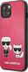 Karl Lagerfeld Etui Karl Lagerfeld KLHCP13SPCUSKCP Apple iPhone 13 mini fuksja/fushia hardcase Ikonik Karl & Choupette 2