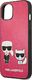 Karl Lagerfeld Etui Karl Lagerfeld KLHCP13SPCUSKCP Apple iPhone 13 mini fuksja/fushia hardcase Ikonik Karl & Choupette 6