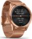 Zegarek sportowy Garmin Vivomove Luxe Różowe złoto  (010-02241-24) 4