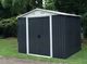 Hecht HECHT 8x8 PLUS DOMEK NARZEDZIOWY OGRODOWY NA NARZĘDZIA CIEMNOSZARY WIATA MEBLE OGRODOWE 260 x 258 cm - EWIMAX - HECHT 1