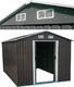Hecht HECHT 8x8 PLUS DOMEK NARZEDZIOWY OGRODOWY NA NARZĘDZIA CIEMNOSZARY WIATA MEBLE OGRODOWE 260 x 258 cm - EWIMAX - HECHT 4