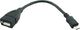 Adapter USB Techonic microUSB - USB Czarny  (OTG USB-A TO MICRO USB) 1