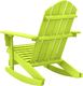 vidaXL Ogrodowy fotel bujany Adirondack, lite drewno jodłowe, zielone 3