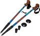 SportVida Kije, kijki trekkingowe 3-sekcyjne, anti-shock 105-135cm SV-RE0005 SportVida 1