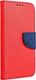 Kabura Fancy Book do OPPO RENO 5 LITE / RENO 5F / A94 4G / F19 PRO czerwony / granatowy 2