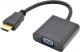 Adapter AV TB Print HDMI - D-Sub (VGA) czarny (AKTBXVAHMVGAF15) 1