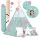 Ricokids Namiot tipi ze światełkami miętowy 3