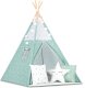 Ricokids Namiot tipi ze światełkami miętowy 9