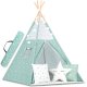 Ricokids Namiot tipi ze światełkami miętowy 10