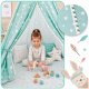 Ricokids Namiot tipi ze światełkami miętowy 12