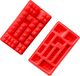 Aptel AG433E FORMY DO WYPIEKÓW PĄCZKÓW KLOCKI LEGO SILIKON 10 szt czerwone 2