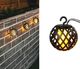 Kinkiet Saska Garden Lampki solarne - kule ogniowe LED, 5 sztuk universal 1