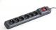 Listwa zasilająca Armac Multi M6 przeciwprzepięciowa 6 gniazd 4.5 m czarna (M6/45/CZ) 1