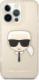 Karl Lagerfeld Karl Lagerfeld KLHCP13LKHTUGLGO iPhone 13 Pro / 13 6,1" złoty/gold hardcase Glitter Karl`s Head 3