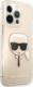 Karl Lagerfeld Karl Lagerfeld KLHCP13LKHTUGLGO iPhone 13 Pro / 13 6,1" złoty/gold hardcase Glitter Karl`s Head 4