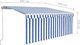 vidaXL Ręcznie zwijana markiza z zasłoną zacieniającą, 3x2,5 m 7