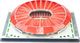 Habarri Stadion piłkarski Atltico Madryt FC - "Wanda Metropolitano" Stadium Puzzle 3D 116 elementów 5