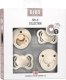 Bibs BIBS TRY-IT PACK IVORY zestaw prezentowy smoczków niemowlęcych 1