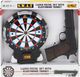 NoboKids Pistolet z Laserem Tarcza Elektroniczna Dart 6
