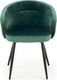 Halmar Krzesło K430 VELVET ciemnozielone 5
