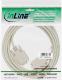 InLine DB-9 - DB-9, 10m, Szary (12226) 1