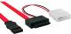 InLine SATA - SATA Slimline + Molex, 0.4m, Czerwony (29608) 1