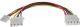 InLine Molex - 4-pin Floppy, 0.13m, Wielokolorowy (29658) 1