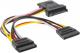 InLine SATA 15-pin - SATA 15-pin x3, 0.15m, Wielokolorowy (29681) 1