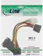InLine Molex - SATA x4, 0.15m, Wielokolorowy (29682) 1