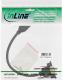Kabel USB InLine USB-A - USB-A 0.2 m Czarny (33441E) 1