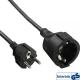 InLine Przedłużacz zasilania, czarny 2m (16402) 1