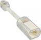 InLine Adapter Twist-Stop, RJ10, przeźroczysty + Kabel (18890) 1