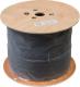 InLine Kabel instalacyjny S/FTP PiMF, Cat.7a, AWG 23, 1200 Mhz, PE, czarny, 500m (70500P) 1