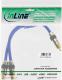 Kabel InLine RCA (Cinch) - RCA (Cinch) x2 0.25m niebieski (89924P) 1