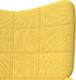 vidaXL Fotel, 62 x 68,5 x 96 cm, musztardowy, obity tkaniną 5