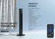 Woox Woox Smart wentylator kolumnowy R6084 zdalnie sterowany Wi-Fi 3