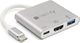Stacja/replikator Techly USB-C (IADAP USB31-HDMIPTY) 1