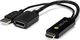 Adapter AV Techly DisplayPort - HDMI czarny (ICOC HDMI-DP12A60) 1