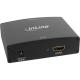 Adapter AV InLine InLine Adapter HDMI - VGA + Audio Wejście HDMI Wyjście VGA + Stereo Audio Cinch - 65005 2