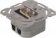 InLine Gniazdo Cat.6 ścienne, 2x RJ45, biały (75602K) 2
