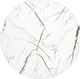 Halmar Stolik kawowy ANTICA M 55x55 biały marmur/czarny 5