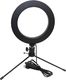 Lampa pierścieniowa Aptel  LED USB + Tripod barwa światła biała ZD67B 4