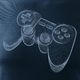 Topslang Koszulka z padem dla gracza gamer gamerska pad ps4 męska granatowa REGULAR XL 1
