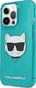 Karl Lagerfeld Etui Karl Lagerfeld KLHCP13LCHTRB Apple iPhone 13 Pro niebieski/blue hardcase Glitter Choupette Fluo 1