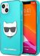 Karl Lagerfeld Etui Karl Lagerfeld KLHCP13SCHTRB Apple iPhone 13 mini niebieski/blue hardcase Glitter Choupette Fluo 1