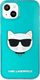 Karl Lagerfeld Etui Karl Lagerfeld KLHCP13SCHTRB Apple iPhone 13 mini niebieski/blue hardcase Glitter Choupette Fluo 2