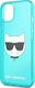 Karl Lagerfeld Etui Karl Lagerfeld KLHCP13SCHTRB Apple iPhone 13 mini niebieski/blue hardcase Glitter Choupette Fluo 5